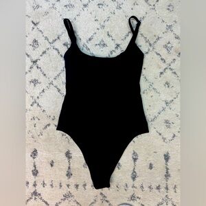 Aerie cheeky black one piece